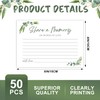 50 PCS Share a Memory Cards for Celebration of Life,