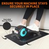 Stepwaver Non-Slip Workout Mat for Under Desk Ellipticals, Double-Sided, 23.6"