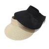 Womens Sun Hat Straw Visor Cap Sun Protection Wide Brim