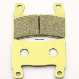 Master Chen Front Rear Brake Pads Brakes for Honda CBR600 RR 2003-2004 - F4i Sport 2001-2006 - F4 Sport 1999-2007 - CBR 600 F3/F4/F5/F6/F7 2003-2007 - CBR900RR Fireblade 1998-2003 FA265 FA174 MC0077-002