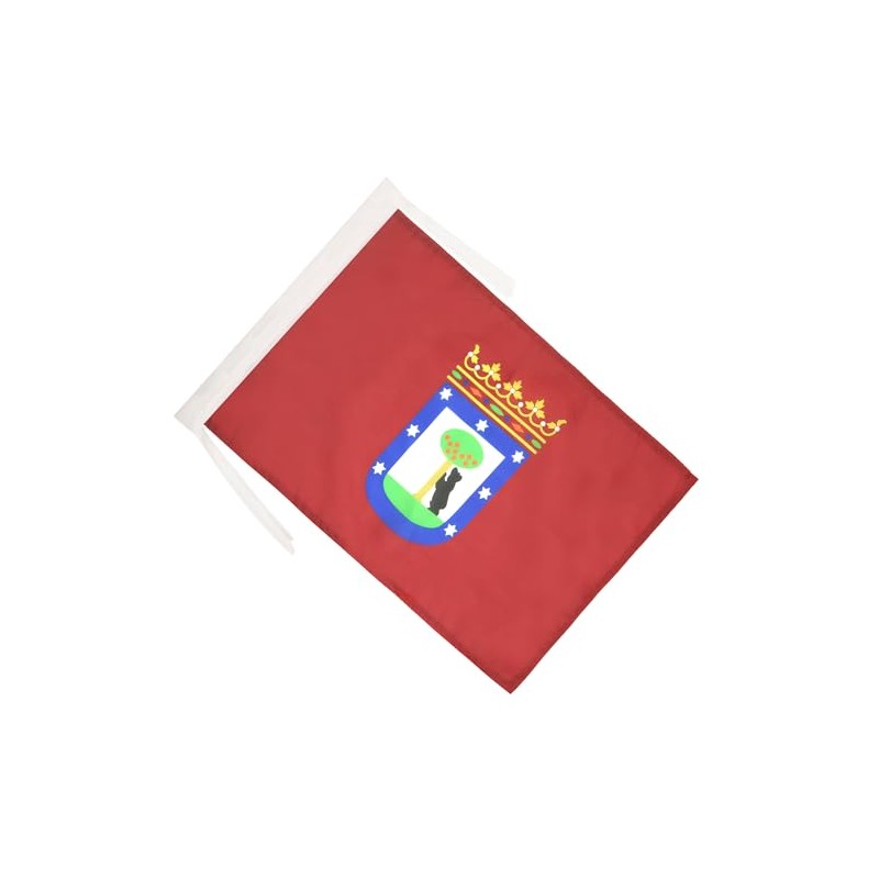 AZ FLAG Madrid Flag 18'' x 12'' cords - Madrid