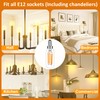 Porbench E12 LED Bulb, 6W E12 Bulb Dimmable (60W Equivalent)