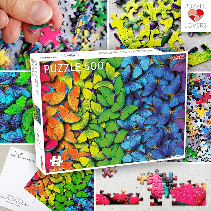 Rainbow Butterflies 500 pcs puzzle