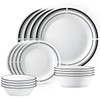 Corelle Brasserie 16 pc Dinnerware Set, Service for 4