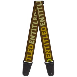 Buckle-Down Guitar Strap - ENTITLED Tonal Greens - 2" Wide - 29-54" Length