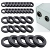 35 Pcs Black Rubber Grommets Rubber Hole Grommet Cable Grommet