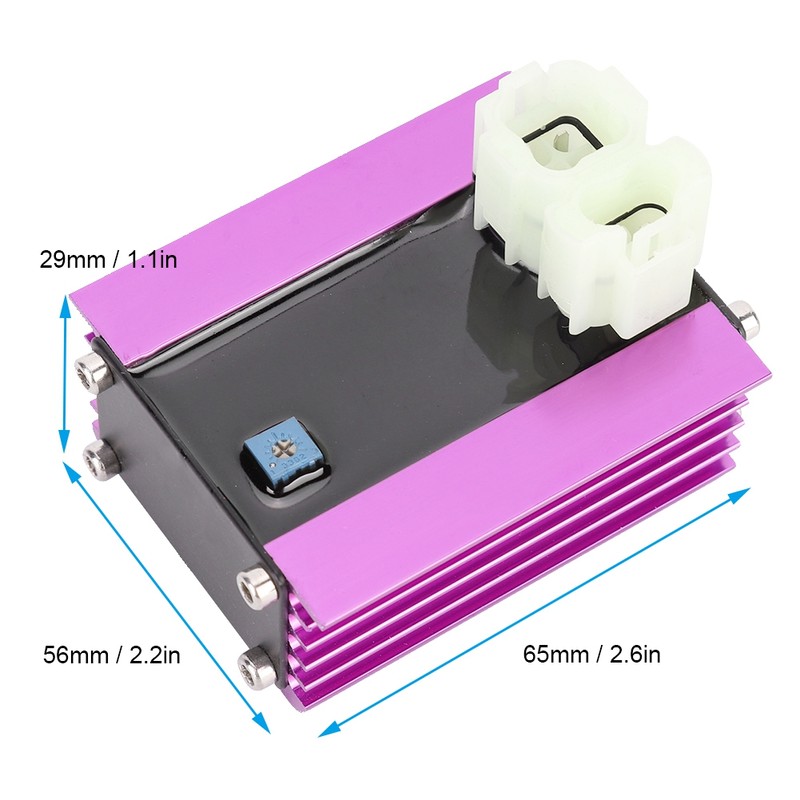 Purple Adjustable Racing AC CDI Ignition Box Fit for GY6
