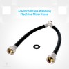 PLB83661204 EvertechPRO Washing Machine Hoses - 12 Inch Y Mixer