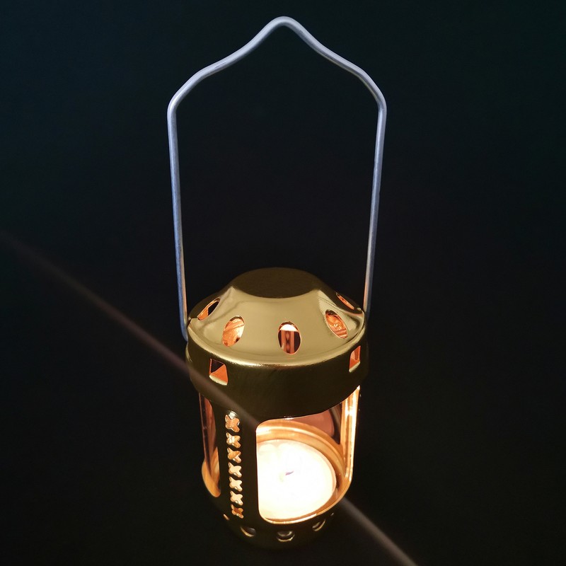 Portable Candle Lantern Night Fishing Hanging Outdoor Camping Aluminium Alloy