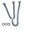 Drainage Hose Pipe 3 Way Double Ended Kitchen Wash Basin
