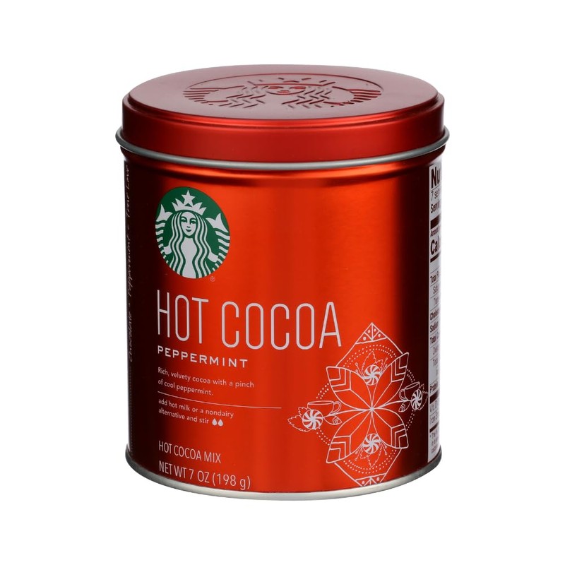 Starbucks Hot Cocoa Mix Tin (Triple Winter Variety, Pack of
