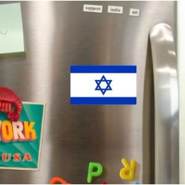 Texas Hart Designs Flag of Israel Fridge Magnet