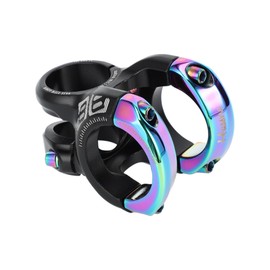 INFINAUTO Mountain Bike Stem Short Handlebar, 35mm Stem 40mm, Road Bike MTB BMX Fixie Gear Cycling, 0-Degree Rise Cycles Short Stem, Black Assorted Color, 1 Pc