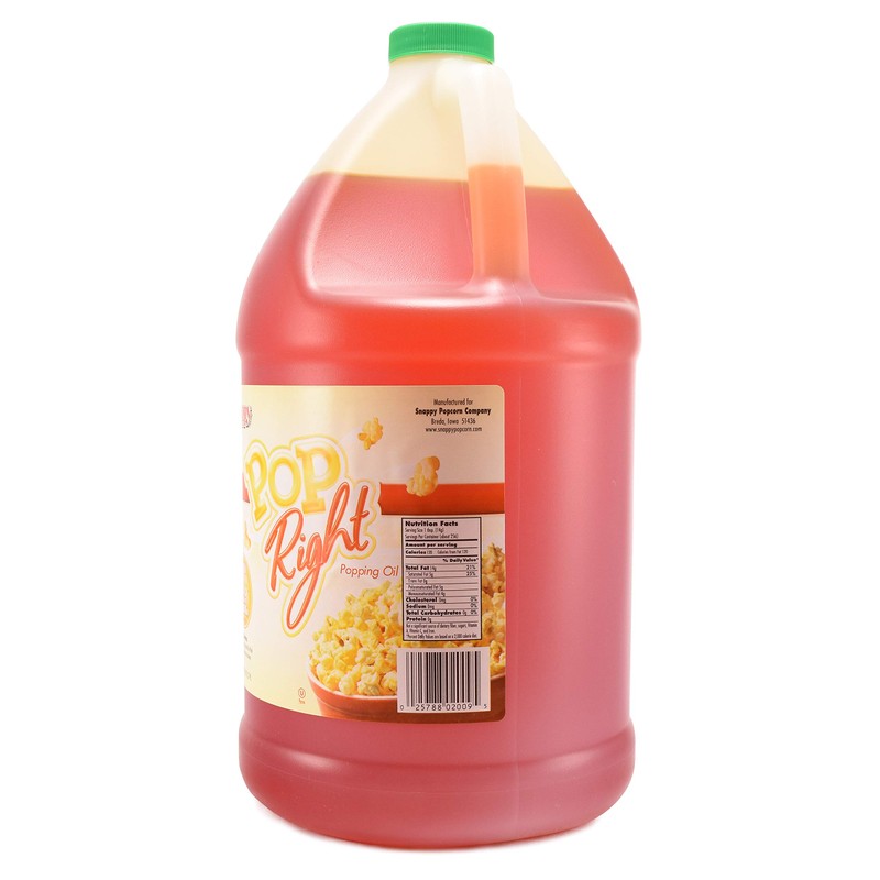 Snappy Pop Rite Popcorn Oil, 1 Gallon, 4 Pack