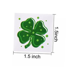 VICASKY 72pcs Temporary Stickers St Patrick's Day Theme Body Stickers for Party Favors Easy to Apply Festival Decorations Create Fun Atmosphere