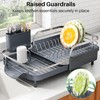 SAYZH Dish Drying Rack - Expandable Dish Rack for Kitchen