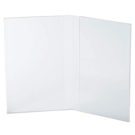 MUJI NEA11A6S Acrylic Frame, Twin Type, 6, Transparent, L Size [Approx. 3.5 x 5.0 inches (89 x 127 mm)] for 2 Pieces
