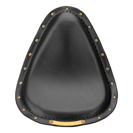 VG MOTO Motorcycle Drive Seat Bobber Solo Seat with Spring Base Mounting Bracket Kit Replacement for Harley Davidson Sportster XL 883 1200 (Black-Rivet)