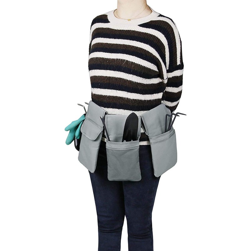 FCOUIID Gardening Tool Belt Bag - Waterproof Canvas Waist Tool