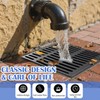 Cast Iron Drain Grate,17.2 * 8in Outdoor Drain Cover, B125
