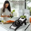 Myiosus Mandolin Vegetable Slicer, 5-in-1 Adjustable Vegetable Slicer Stainless Steel