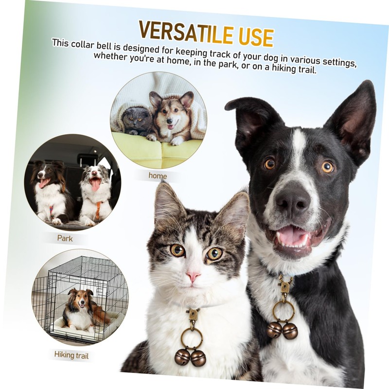 COLLBATH Pet Bells for Collar Dog Bell for Pet Tracking