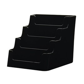 Marketing Holders Business Card Holder Multi Pocket Rack Security Code Gate (4 Tier 4 Pocket Black)