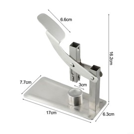 Stainless Steel Chestnut Cutter Walnut Cracker Nut Opener Pliers Ergonomic Handle Kitchen Tool for Roasting Camping Picnics