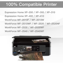 BeOne Remanufactured Ink Cartridges Replacement for Epson 200XL T200XL for Expression Home XP-200 XP-300 XP-310 XP-400 XP-410 Workforce WF-2520 WF-2530 WF-2540 Printer (6-Pack; 2C, 2M, 2Y)