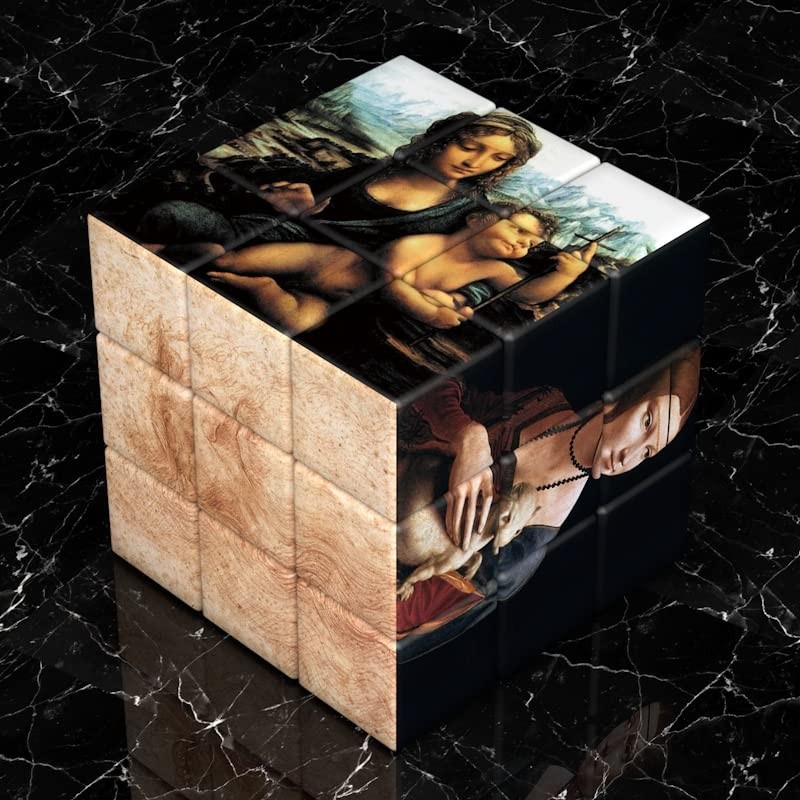 Famous Paintings Photo Magic Cube, Art Paintings Photo Magic Square,