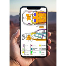 Digitale Rettungskarte per QR-Code, kompatibel mit Jeep Compass Typ My (ab 2017)