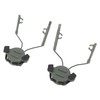 2Pcs Suspension Headset Bracket Helmet 19‑21mm Rail Adapter Rotatable Headphones