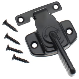 FDXGYH 2 Pack Dining Table Lock Heavy Duty Align-N-Lock Table Locks Leaf Buckle Connector with Screws for Extension Tables/Computer Workstations and Conference [Black]