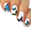 Nail Art Water Slide Tattoo Stickers Decals Flowers Butterflies Birds