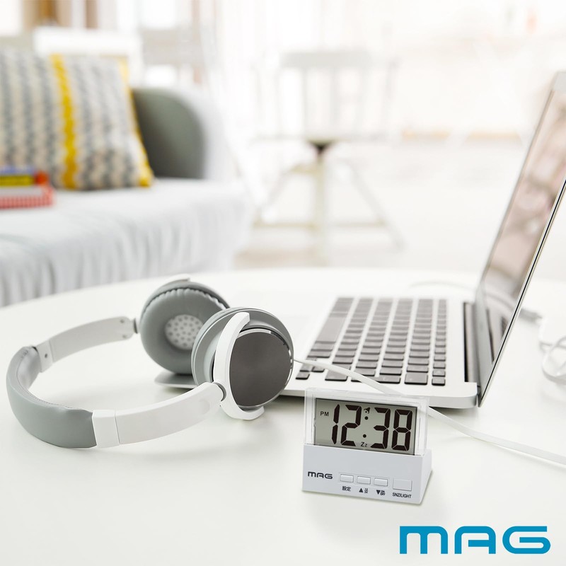 MAG T-762 WH-Z Noah Precision Alarm Alarm Clock Small Electronic