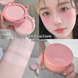 Preparado Para Usar Dúo De Polvos Fijador Para Rostro-tonos 01 Rosa Vitalidad