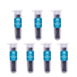 Fpxnb 350 Pcs Stainless Steel Insect Pins in 7 Sizes, Specimen Entomology Pins and Butterfly Collections Needle for School Lab Butterfly Collectors with Vials & Labels