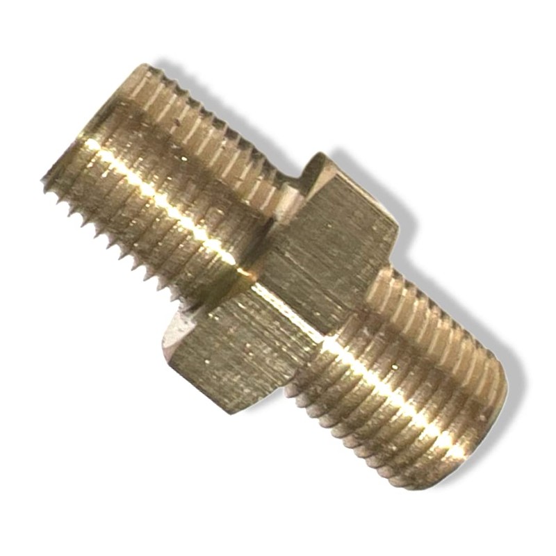 M&M Smartek Threaded Nipple Double Nipple 1/8 Inch Male x