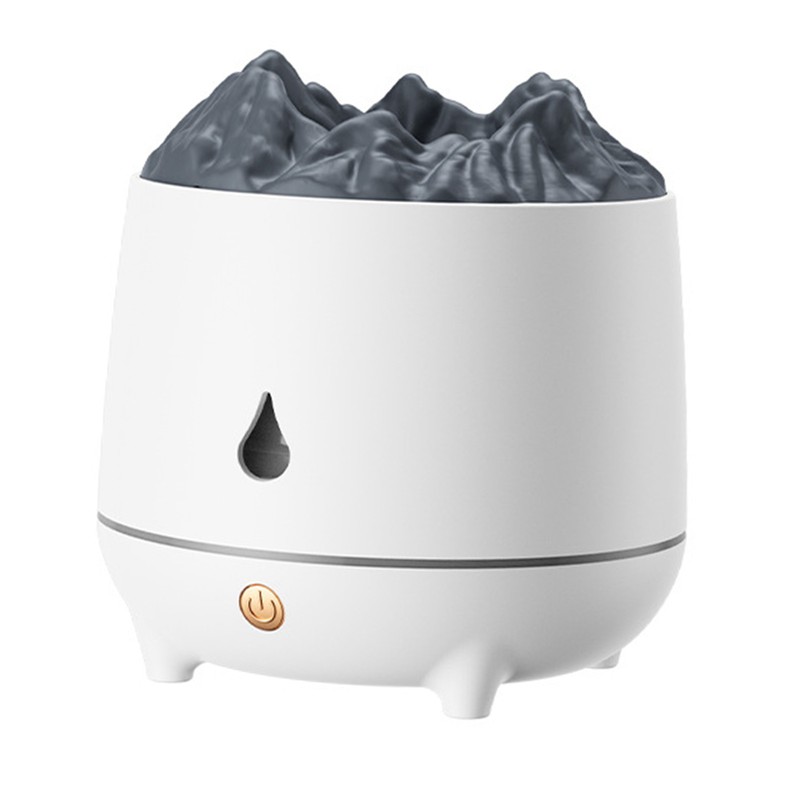Volcano Aroma Diffuser 400ML Fine Misting Low Noise Flame Humidifier