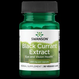 Swanson Black Currant Extract 200 mg 30 Veggie Capsules