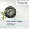 Mini Hygrometer Digital Thermometer Humidity Meter 4 Pack Hygrometer Thermometers