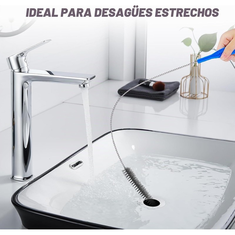 Cepillo de Drenaje MBJRFU D015 Flexible para Limpieza de Tuberías