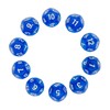 D12 Dice, 10 pcs Polyhedral Dices Set Clear 12 Sided