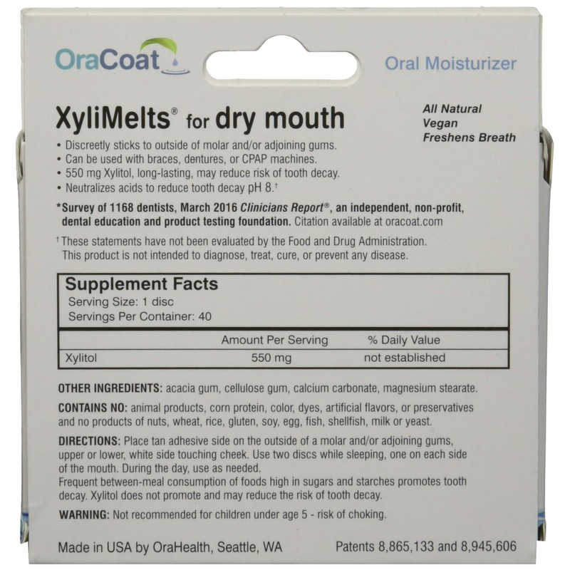 Oracoat Xylimelts, 40 Count