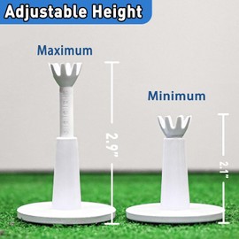Fraser Fitness Adjustable Golf Tee, Golf Mat Tees for Driving Range & Simulator, Rubber Golf Tees for Mats (1pcs)