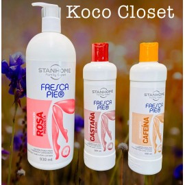 STANHOME FRESCA PIE ROSEHIP OIL 930ML CAFFEINE 300ML HORSE CHESTNUT 300ML FEET L