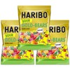 Haribo Sour Gold-Bears Gummi Candy Set of 3 3.6 oz