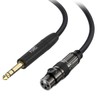 FORE 6.35mm to XLR Female Microphone Cable 1m