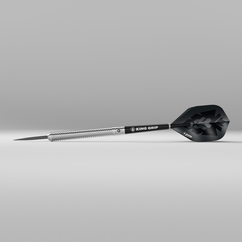 KOTO - Kingmax, 90% Tungsten, 25G, Silver, Steel Tip Darts