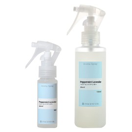 Aroma Shower Peppermint Lavender, Set of 2, Normal Size, 5.1 fl oz (150 ml) & Portable Size, 1.7 fl oz (50 ml), Incent, Aroma Shower